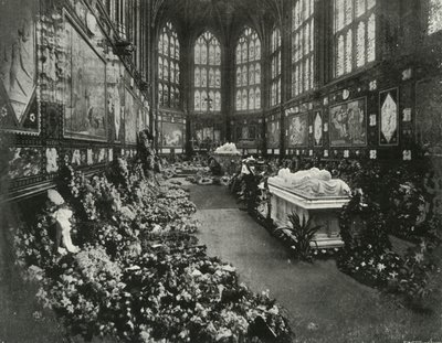 Funeral de HRH O Duque de Clarence, janeiro de 1892, c1897 de E. and S. Woodbury