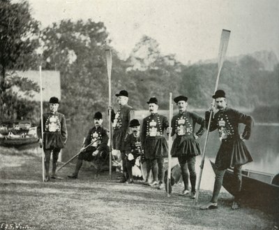Seus Majestys Watermen, c1897 de E. and S. Woodbury