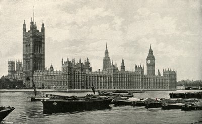 As Casas do Parlamento, c1897 de E. and S. Woodbury