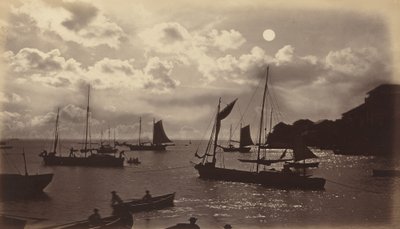 Efeito Lunar - Baía do Panamá, 1877. de Eadweard Muybridge