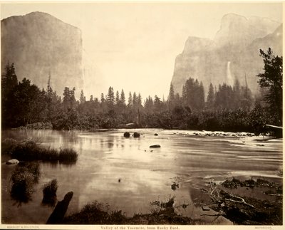 Vale do Yosemite, de Rocky Ford de Eadweard Muybridge