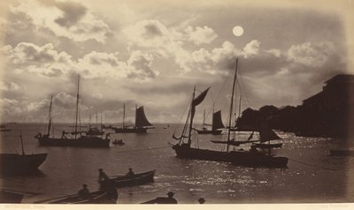 Efeito luar-Baía do Panamá de Eadweard Muybridge