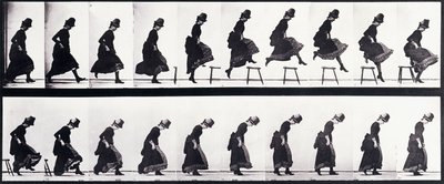 Estudo de movimento, c.1872-1885 de Eadweard Muybridge