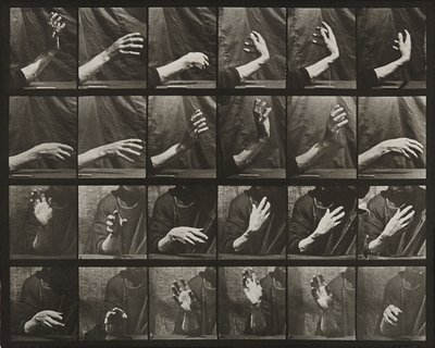 Movimento da mão; tempo de batida de Eadweard Muybridge