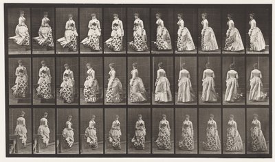 Placa 139.Descending Stairs Turning, 1885 de Eadweard Muybridge
