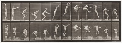 Placa 161. Salto; Salto em Altura Permanente de Eadweard Muybridge