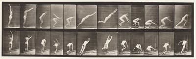 Placa 162. Pulando; Salto Largo Permanente de Eadweard Muybridge