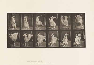 Placa 188. Dança (extravagante) de Eadweard Muybridge