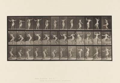 Plate 191.Dance (fantasia) de Eadweard Muybridge