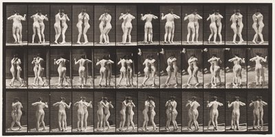 Placa 196. Valsa dançando, dois modelos de Eadweard Muybridge