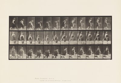 Placa 217. Tooping, Lifting and Carrying £ 30 cesta, 1885 de Eadweard Muybridge