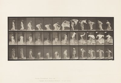 Placa 233. Levantar Shawl, Colocar Ombros, Virar de Eadweard Muybridge