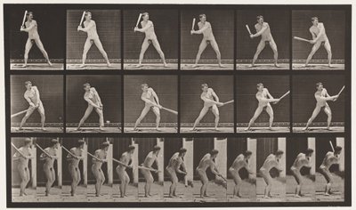 Prato 275.Base-Bola; Batedor (Bola Baixa) de Eadweard Muybridge
