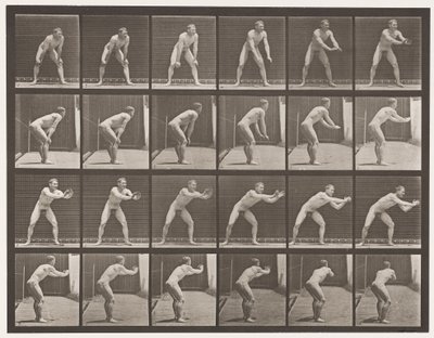 Placa 280. Bola-bola; Captura, 1885 de Eadweard Muybridge