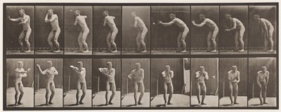 Placa 281. Bola de base; Pegando e jogando de Eadweard Muybridge