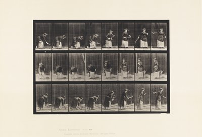 Placa 295. Ténis de Relva; Servir de Eadweard Muybridge
