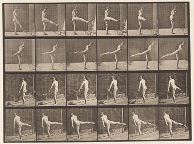 Placa 370. Primeira Ação de Ballet de Eadweard Muybridge