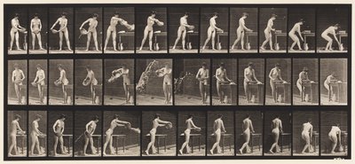 Placa 402. Esvaziamento da bacia de água de Eadweard Muybridge