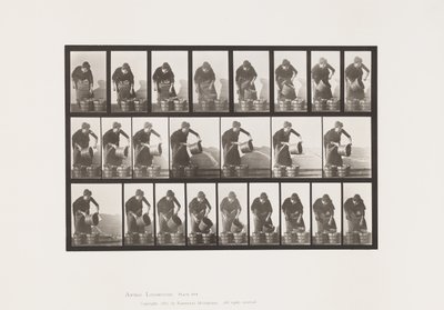 Prato 403. Balde de Água Esvaziamento de Eadweard Muybridge
