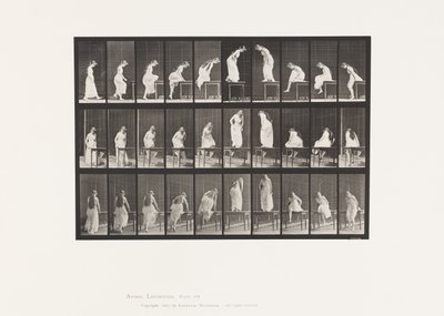 Prato 513. Entrar e sair da mesa de Eadweard Muybridge