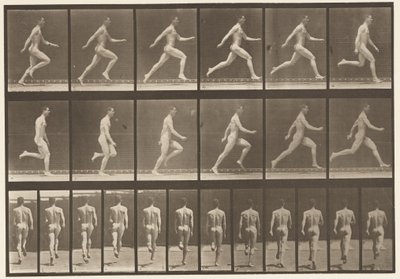 Placa 64. Funcionando a toda velocidade de Eadweard Muybridge