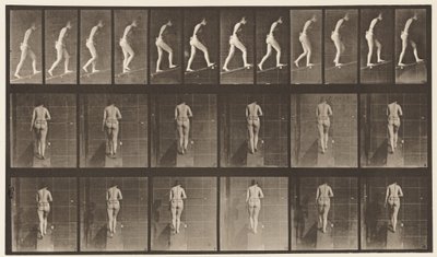 Placa 79. Inclinação Ascendente de Eadweard Muybridge