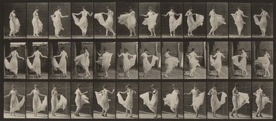 Prancha número 192. Dança (elegante) de Eadweard Muybridge