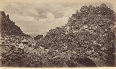 Quezaltenango da cratera de um vulcão de Eadweard Muybridge