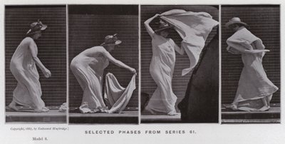 A figura humana em movimento: fases selecionadas da série 61 de Eadweard Muybridge