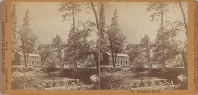 "Hotel Yosemite", 1867 (foto) de Eadweard Muybridge