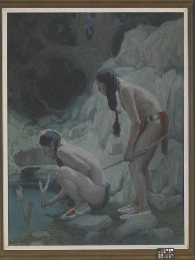 Águas Sagradas (óleo sobre tela) de Eanger Irving Couse