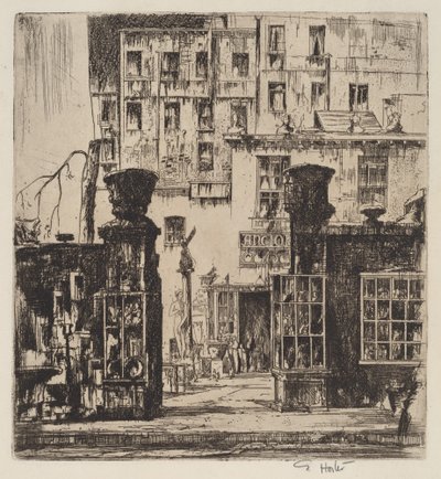 Loja de antiguidades, Nova York de Earl Horter