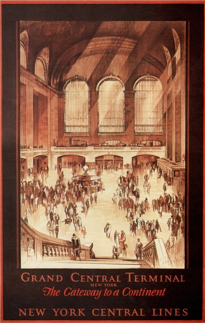 Grand Central Terminal, Nova York, 1927 de Earl Horter