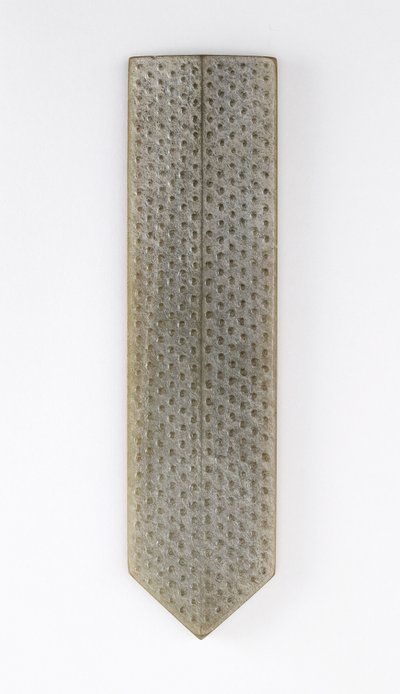 Implemento cerimonial (jade) de Eastern Zhou Dynasty Chinese School