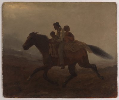 Uma Viagem pela Liberdade (petróleo a bordo) de Eastman Johnson