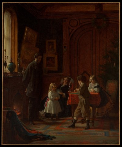 Época de Natal, A Família Blodgett de Eastman Johnson