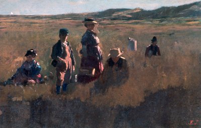 No campo, c1875 de Eastman Johnson