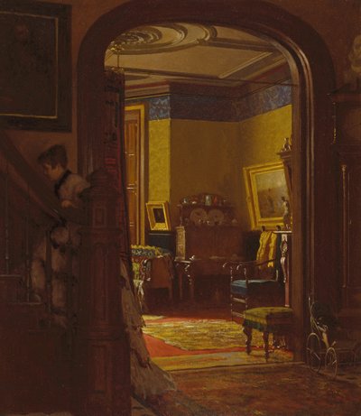 Não está em casa de Eastman Johnson