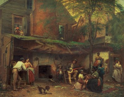 Old Kentucky Home Life no Sul, 1859 de Eastman Johnson