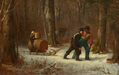 A caminho do acampamento, 1873. de Eastman Johnson