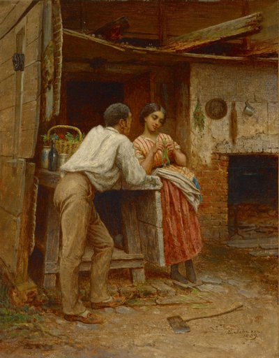 Namoro do Sul, 1859 de Eastman Johnson