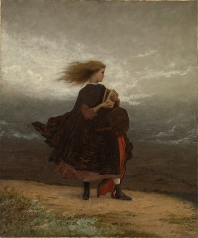 A Garota que Deixei para Trás, c. 1872. de Eastman Johnson