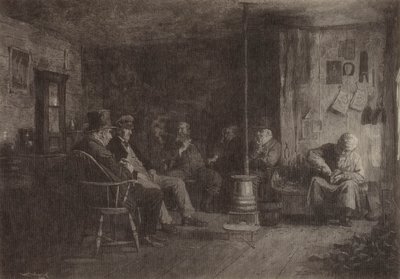 A Escola de Filosofia de Nantucket de Eastman Johnson