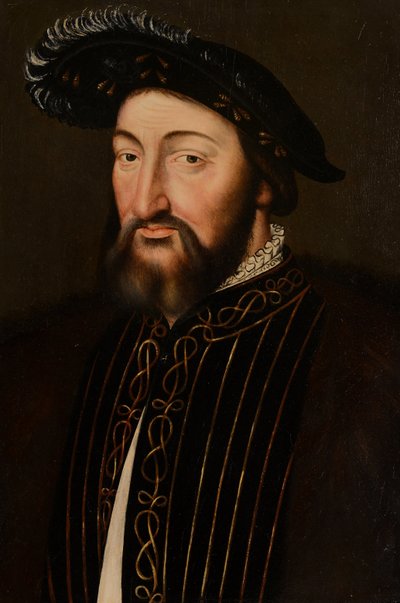 Retrato de François 1er de Ecole française