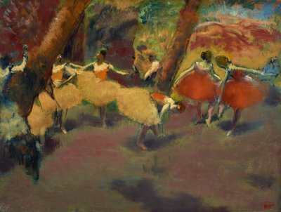Antes do desempenho de Edgar Degas