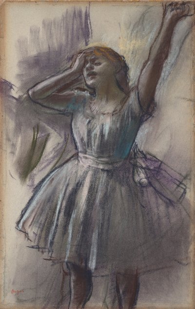 Dançarino Alongamento de Edgar Degas
