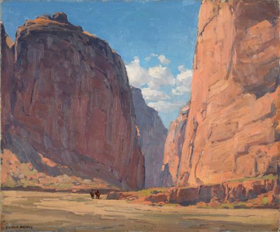 Canyon Portal, c.1935 (óleo sobre tela) de Edgar Alwin Payne