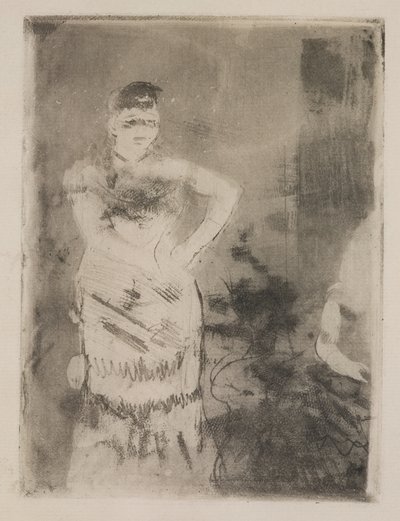 Um cantor de Edgar Degas