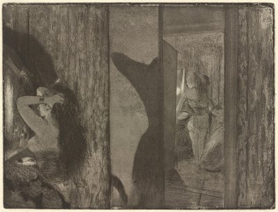Atrizes em seus camarins, 18791880. de Edgar Degas
