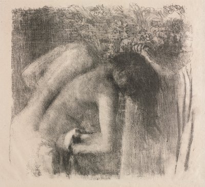 Depois do banho (versão grande) de Edgar Degas